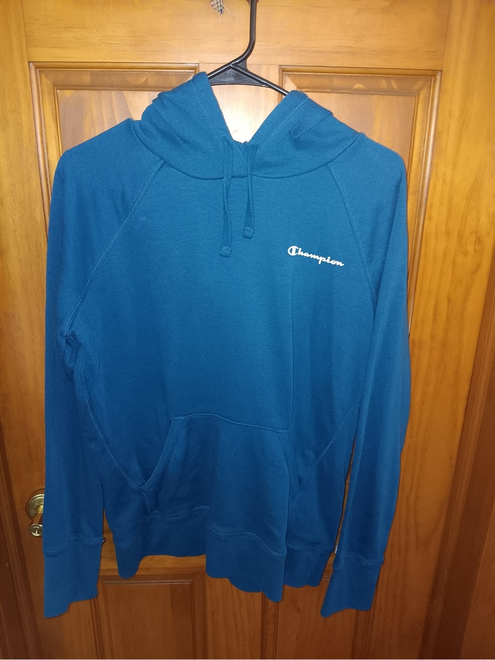 Champion Teal Blue Pullover Hoodie Women’s Size Medium